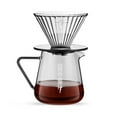 thumbnail image 1 of 500ml Coffee Server Glass Coffee Pot Espresso Dripper Pour Over Maker Brewer Pot Clear Chic Home Kitchen Accessories, 1 of 6