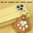thumbnail image 3 of Dog Hair Keychain,Paw Keychain For Dog Hair,Pet Hairs Keepsake Keychains Paw,Pet Paws Shaped Leather Keychains, 3 of 8