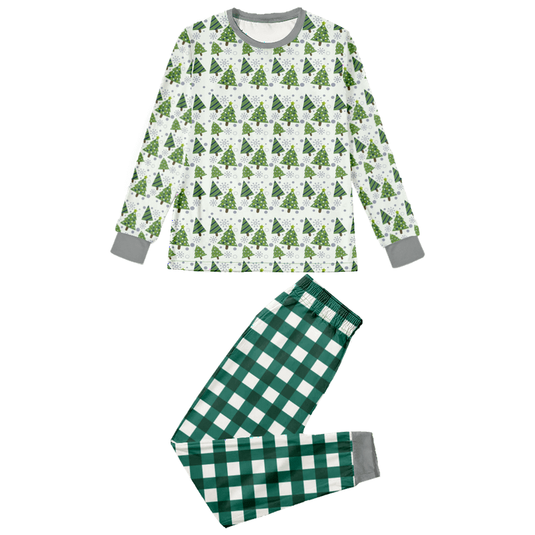LUXI Reindeer Dog And Owner Matching Pajamas Organic Cotton Pjs Christmas Print Flannel Pajamas for Boys Girls 5 16 Years Walmart