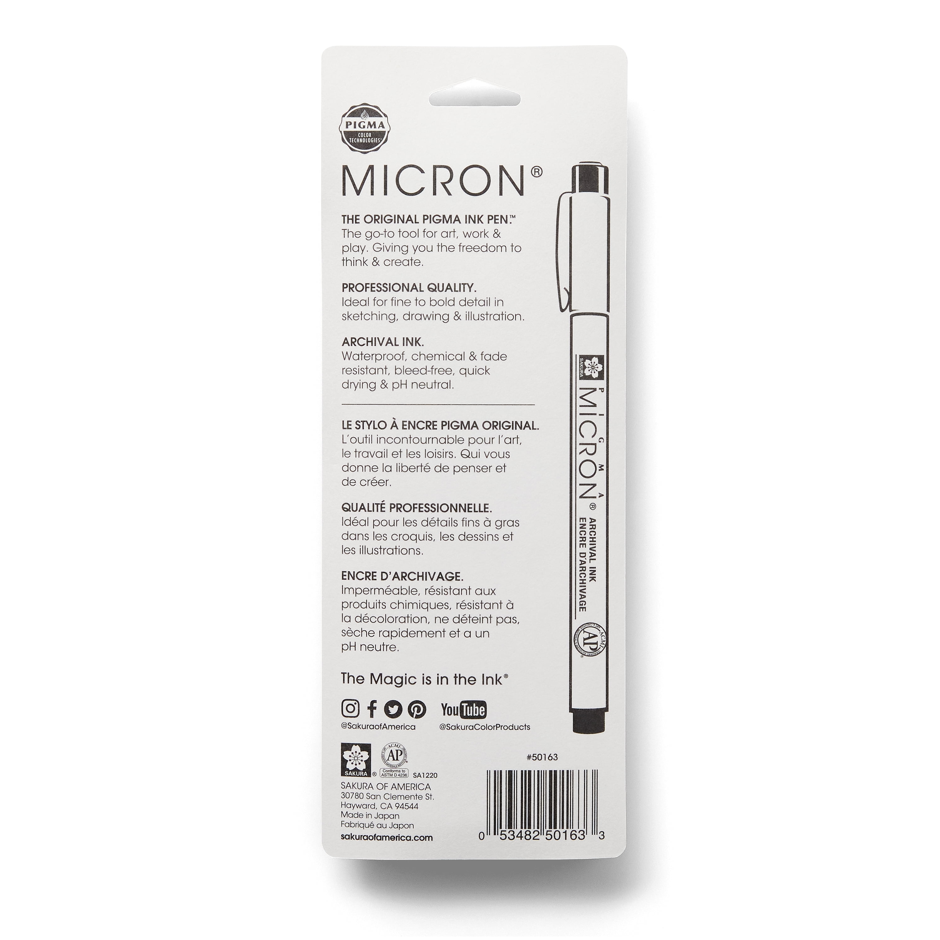 Micron Fine & Bold Line Cool Gray Pens, 12 Packs: 3 ct. (36 total)