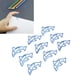 thumbnail image 4 of Clips De Metal, Clips De Papel Resistentes A La Oxidación, Forma De Delfín Portátil única Para Oficina ANGGREK Otros, 4 of 8
