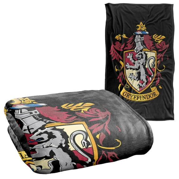 Harry Potter Gryffindor Crest Black Silky Touch Super Soft Throw Blanket 36" x 58"