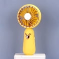 thumbnail image 2 of XYCCY Portable Fan Rechargeable Fan with 5 Bionic Fan Blades, Handheld Personal USB Fan Silent Design Small Fan for Outdoor Activity, Home, Office, Travel, Eyelash Fan for Make upST-001, 2 of 3