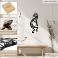 thumbnail image 5 of Violaura Tribal Metal Wall Art - Easy to Install Hanging Perfect for Home, Living Room Decor (60.0" x 24.0"), 5 of 8