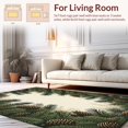 thumbnail image 2 of Flatwoven High Traffic Area Rug, Naturalistic Pine Tree Decorative Appeal, Non Slip, Stain Resistant, Washable Area Rugs for Living Room, Bedroom(Beige, 4X6), 2 of 8