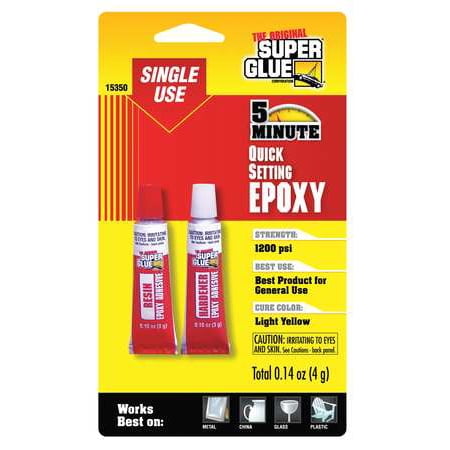 Super Glue 15350-12 Quick Setting Epoxy Adhesive, (Best Way To Remove Super Glue From Fingers)