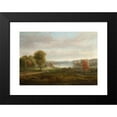 thumbnail image 2 of Thomas Doughty 24x18 Black Modern Framed Museum Art Print Titled - View on the Hudson in Autumn (1850), 2 of 5