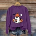 thumbnail image 2 of WZXFASHION Chandail Sans Capuche pour Femmes, Mode Décontractée, Imprimé, Col Rond, Articles en Liquidation, Chandail à Capuchon à Fermeture à Glissière pour Femmes, 2 of 4