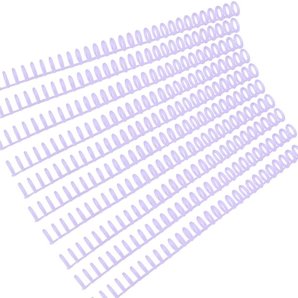 Kw Trio 10pcs 30 Hole Loose Binders Ring Binding Spines Combs 85 Sheets Capacity For Diy Paper Notebook Album Office S Walmart Com Walmart Com