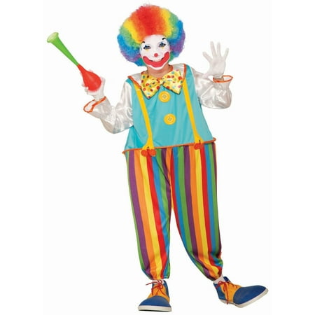 Halloween Silly Circus Clown Child Costume