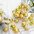 thumbnail image 4 of 2.36in 9PCS Christmas Ball Charm Suitable for Christmas Wedding Party Decoration(Curry), 4 of 5