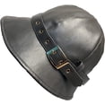 thumbnail image 6 of CoCopeaunts Leather Bucket Hat for Women Autumn Winter Outdoor Lady Girl Fashion Fisherman Hat with Buckle Belt Bowler Cap, 6 of 8