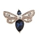 thumbnail image 2 of Broche de animal lind mujer broche de de imitación de cristal pines joyería Azul Zulema broches de abeja para mujer, 2 of 8