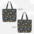 thumbnail image 2 of Easygdp Flowers Butterfly Bolsa Tote para Mujer, Bolso de Hombro para Trabajo, Playa, Viajes, Compras y Supermercado, 2 of 7
