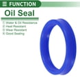 thumbnail image 3 of Sellos de Aceite Universales Labio UN de Bargains Únicos 60x70x12mm Alta Presión TPU Azul 5 Pcs, 3 of 7