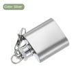 thumbnail image 3 of Unique Bargains 1oz 30ml Flacon en Acier Inoxydable pour le Camping Randonnée Activité de Plein Air, Argent, 3 of 6
