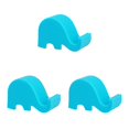 thumbnail image 2 of Ruiboury Universal Home Phone Mini Holder Apartment Desktop Smartphone Stand Portable Support Cellphone Accessory Blue 3Set, 2 of 6