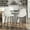 Beige, variant on Homy Casa 26" Swivel Counter Height Bar Stools, Set of 2, Beige Fabric, Wood-Look Metal Legs