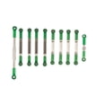 thumbnail image 4 of Ounissouiy Amortiguador RC con juego de tornillos de Base de palanca, piezas de repuesto duraderas, Kit de actualización de Metal, reemplazo para Kits de construcción modelo Verde, 4 of 6