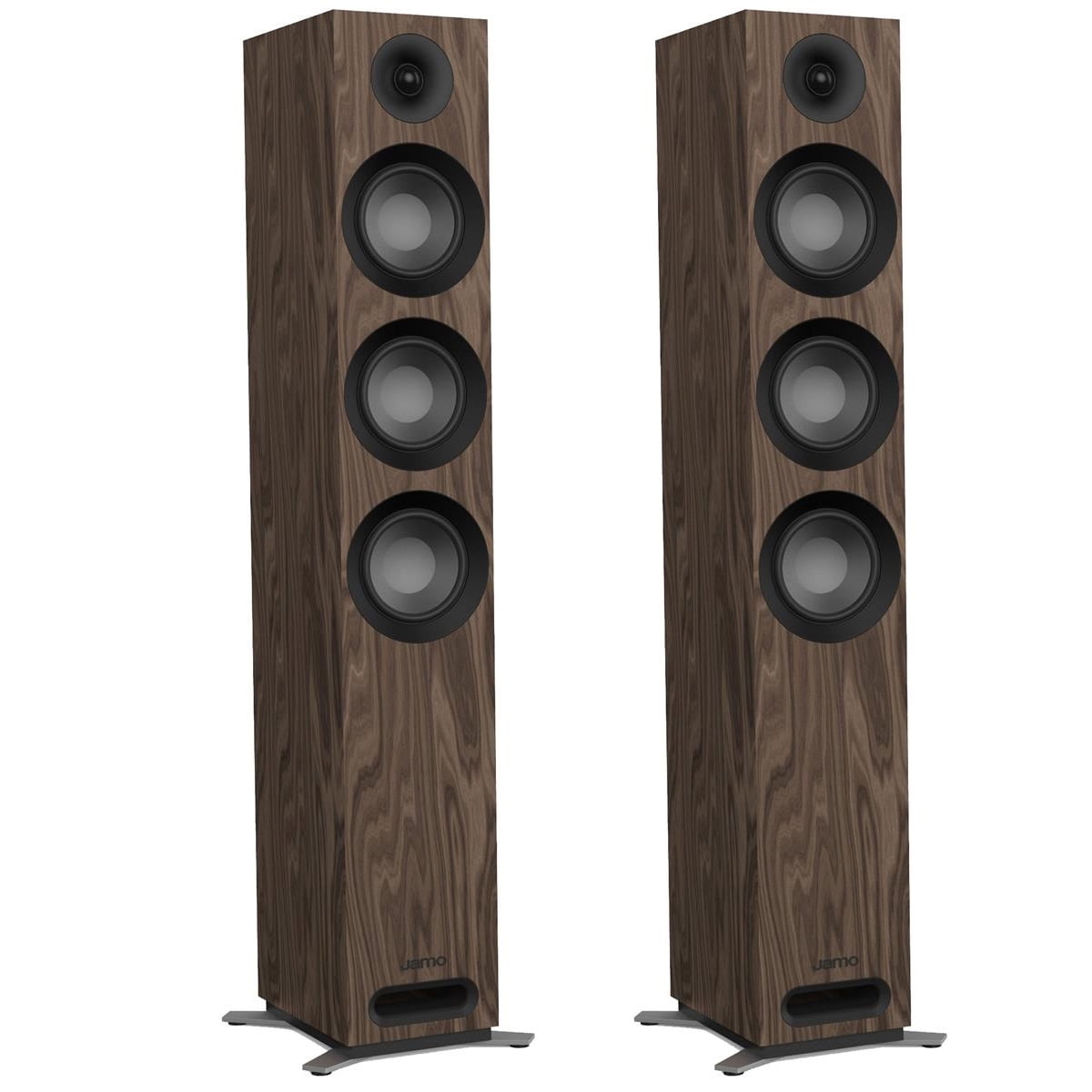 Jamo S 809 5.1 Home Theater Speaker System Bundle with Floorstanding, Bookshelf, Center & Subwoofer – Dolby Atmos Ready, 240W Front Speakers, 10” Sub, Magnetic Grilles