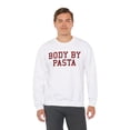 thumbnail image 6 of Pasta Sweatshirt Gifts Crew Neck Shirt Long Sleeve Unisex, 6 of 7