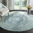 thumbnail image 2 of SAFAVIEH Valencia Fergal Transitional Polyester Area Rug, Blue/Multi, 5' x 8', 2 of 10