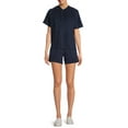 thumbnail image 5 of Time And Tru Women's French Terry Pull-On Shorts, 5 of 5