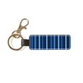 thumbnail image 3 of Keychain 6×3.1×1inpu Leather With Delicate Touch And Strong Recognition Is Used For Daily Travel, Work And Picnic Deepskyblue Stripe_1, 3 of 8