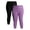 Black Soot/Purple Wave, variant on 's Women's Plus Capri Leggings, 2-Pack
