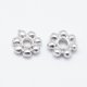 thumbnail image 2 of Brass Daisy Spacer Beads Long-Lasting Plated Real Platinum Plated Nickel Free Flower 5.5x1.5mm Hole: 1mm, 2 of 2