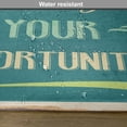 thumbnail image 6 of Ambesonne Saying Place Mats Set of 4, Retro Poster, Standard Size, Jade Green Tan, 6 of 6