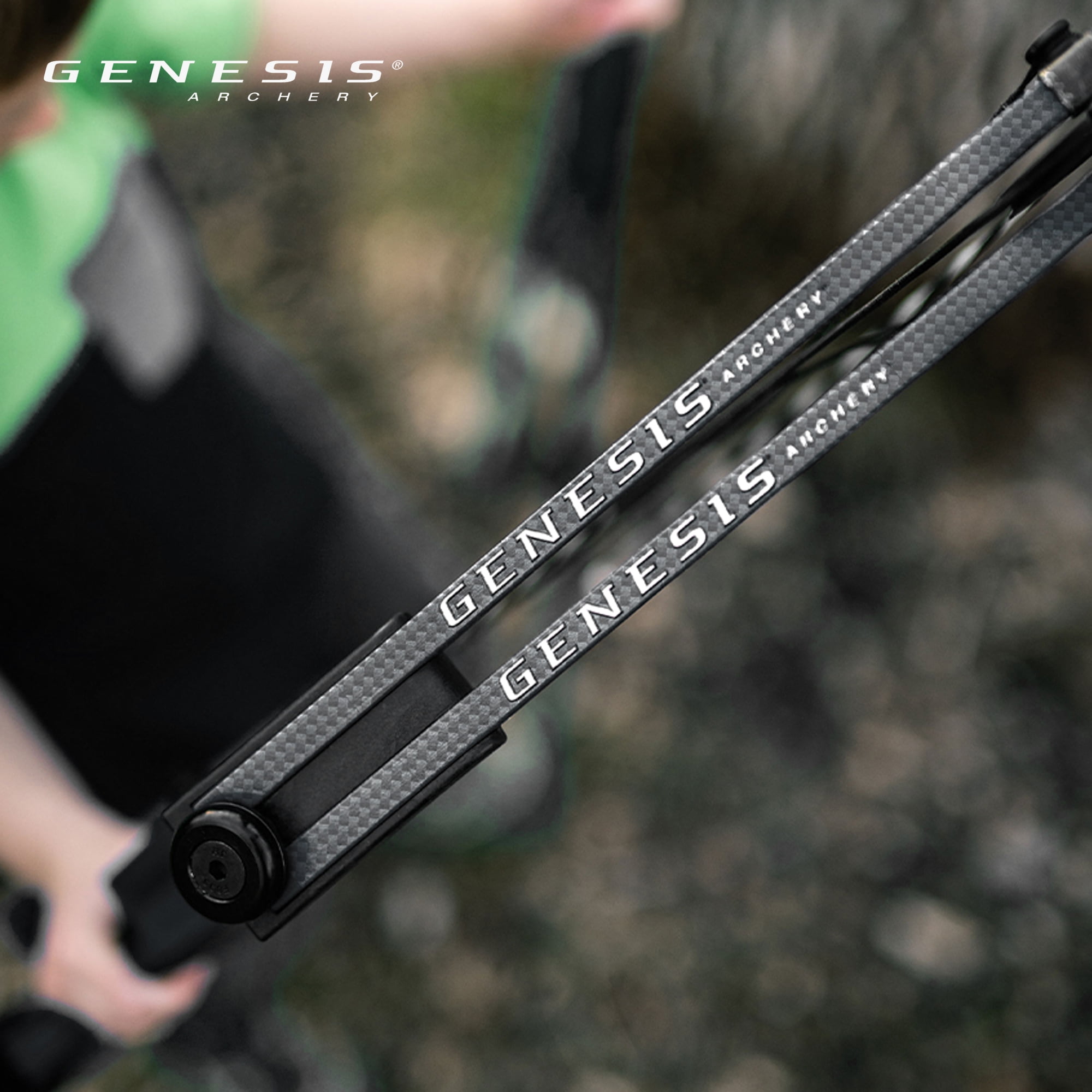 Genesis Archery Original 20 Pound Carbon Fiber Right Hand Compound Bow, Carbon