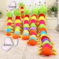 thumbnail image 2 of Kawaii Cartoon Gift Plush Toys Caterpillar Plush Cushion Pillow 50CM, 2 of 5