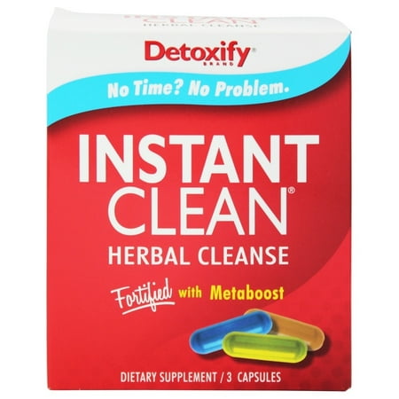 Detoxify Detoxify Instant Clean Herbal Cleanse, 3 (Best Detox Pills To Pass A Drug Test)