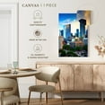 thumbnail image 5 of Elephant Stock Houston Courthouse Square Wall Art - Vertical Canvas Wall Art - Living Room Wall Decor - Places Canvas - Beige And Blue Decor By John Coletti - 16" x 24", 5 of 8