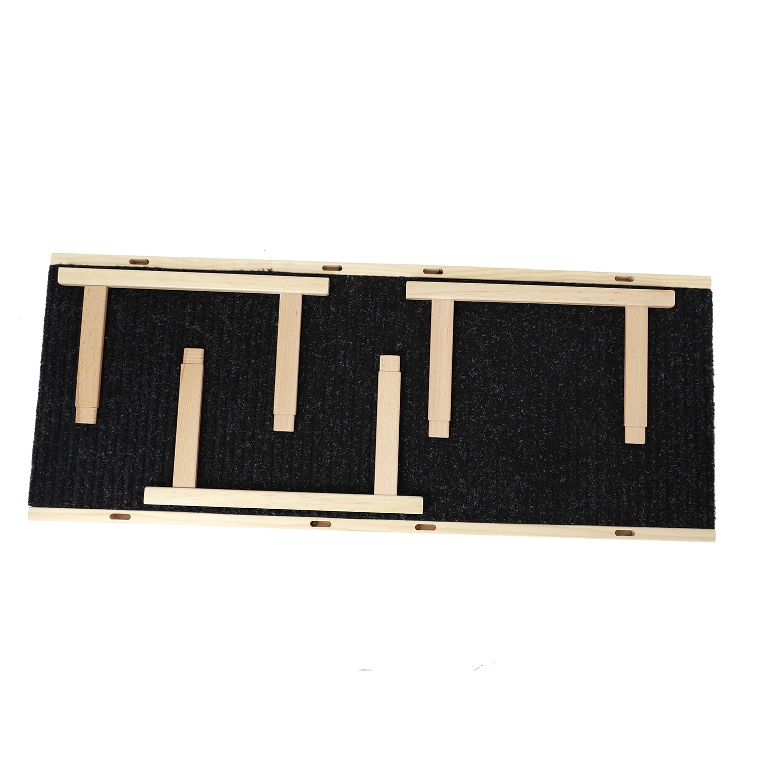 Kadyn 24" Tall Wood Pet Ramp, Folding Portable Dog Cat Ramp with Safety Side Rails 4 Levels Height Adjustable from 9.3" to 24" Dog Stairs for Car, SUV, Bed, Black Kadyn 24" Tall Wood Pet Ramp, Folding Portable Dog Cat Ramp with Safety Side Rails 4 Levels Height Adjustable from 9.3" to 24" Dog Stairs for Car, SUV, Bed, Black