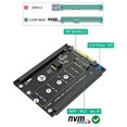 thumbnail image 2 of M.2 NVME Key M SSD to SFF-8639 U.2 Adapter Riser Converter with Frame Bracket Support 2230 2242 2260 2280 M.2 SSD, 2 of 5