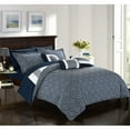 thumbnail image 5 of Chic Home Jouein 10 Piece Comforter Set Reversible Hotel Collection Color Block Bed in a Bag, 5 of 11