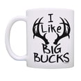 thumbnail image 2 of ThisWear Hunting Mug I like Big Bucks Deer Hunting Mugs for Men Bow Hunting Gifts for Women Hunting Cup Hunter Mug Funny Hunting Gifts for Men Coffee Mug, 2 of 4