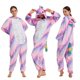 thumbnail image 3 of Pijamas de franela de animales para niños y adultos, ropa de dormir de unicornio, Mono para el hogar para niños y niñas, Invierno, 3 of 6