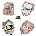 thumbnail image 5 of FORMRS Mini Backpack Purse for Women Travel Daypack Casual Shoulder Bag, Brown Gingerbread House, 5 of 7