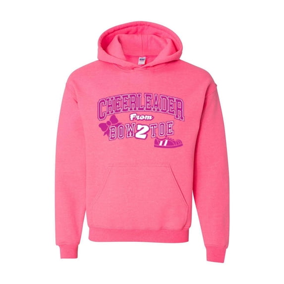 Unisex Cheerleader Bow 2 Toe Hoodie Sweatshirt