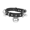 thumbnail image 2 of Bunblic Collier Ras-de-Cou Goth Ras-de-Cou Costume Cosplay Bijoux pour Jeu de Rôle Performance, Noir, 2 of 8