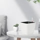 thumbnail image 5 of macetas,macetas de riego automático,Plantas de interior Flores Suculentas,Maceta de autorriego con indicador de nivel de agua,Maceta blanca decorativa de jardín Cola macetas, 5 of 7