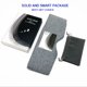thumbnail image 3 of Vogacara Parche de ojo para dormir Transpirable Reutilizable Longitud Ajustable Adultos Niños Blinder Interior Exterior Dormitorio Eyeshade Salud Gris Vogacara  CE013870-02B, 3 of 6
