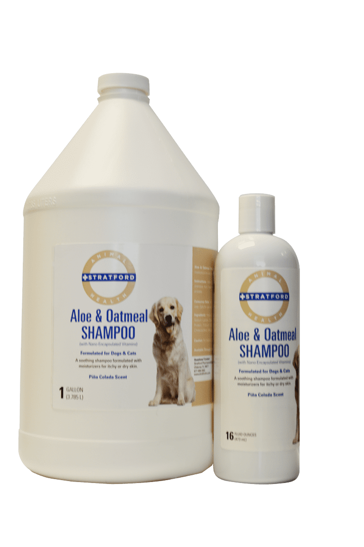 Aloe Oatmeal Shampoo Pina Colada scent for Dogs Cats