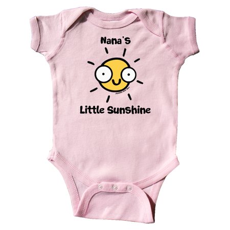 

Inktastic Nanas little Sunshine Gift Baby Boy or Baby Girl Bodysuit