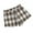 Light Brown, variant on Women's Fleece Plaid Print Pajama Shorts - Fashionable Loose-Fit Casual Sleepwear, Black Size L