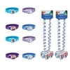 Disney Frozen 2 Birthday Party Favor Supplies, Includes Rubber Bracelets and Beaded Necklaces - 14 Pieces Total