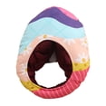 thumbnail image 2 of Plush Easter Egg Hat Soft Cosplay Easter Hat Photo Prop For And Adults, 2 of 8